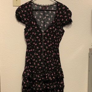 Material Girl Retro Flowered Dress
